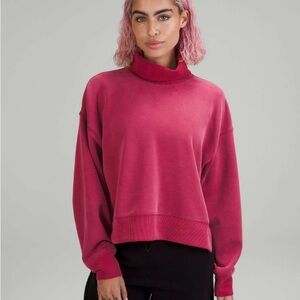 lululemon-softstreme-turtleneck-pullover-in-pomegranate-size-8